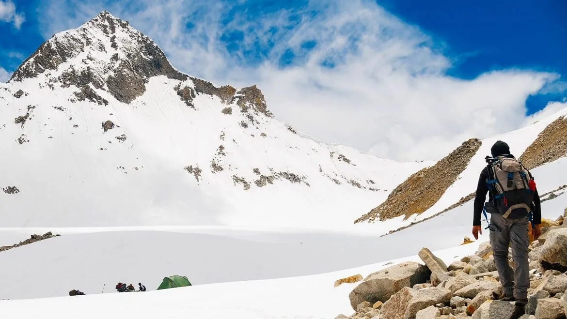 Hiking Mount Lamkhaga Pass